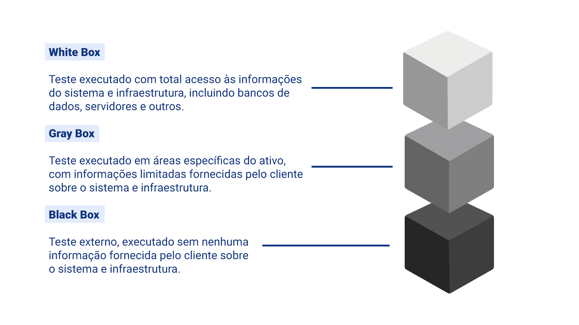 Pentest | Black, white e gray box | Vantico - Guia para contratar Pentest