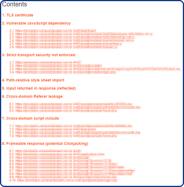 Vulnerabilidades encontradas