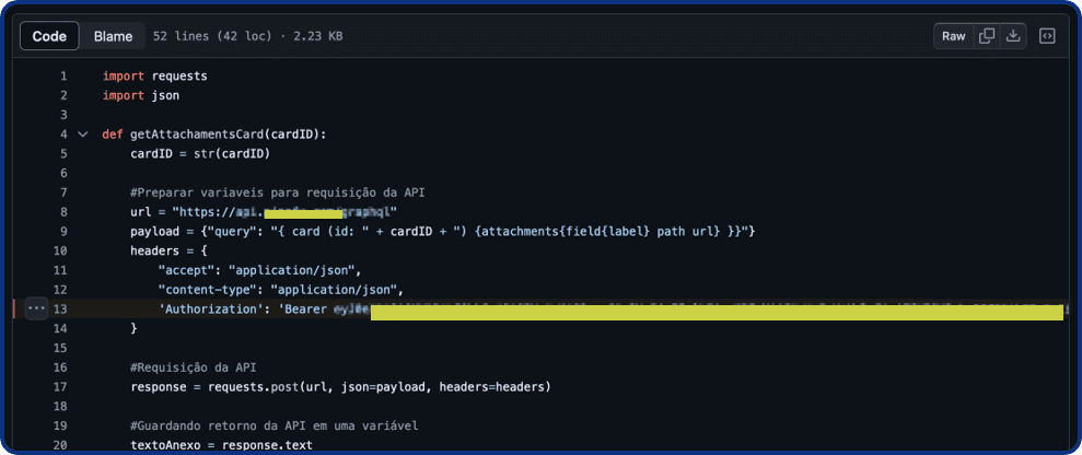 Vazamento token no GitHub 2